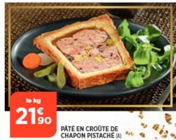 pâté en croûte de chapon pistaché