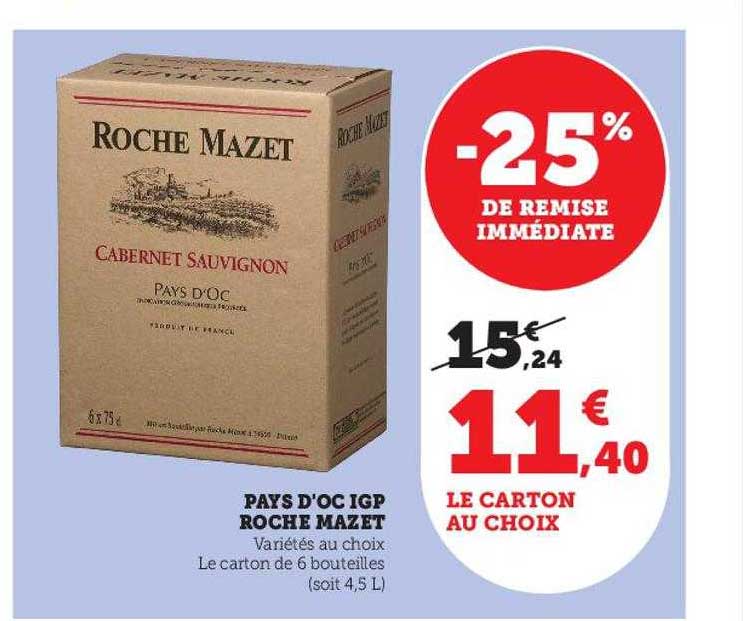 pays d'oc igp roche mazet