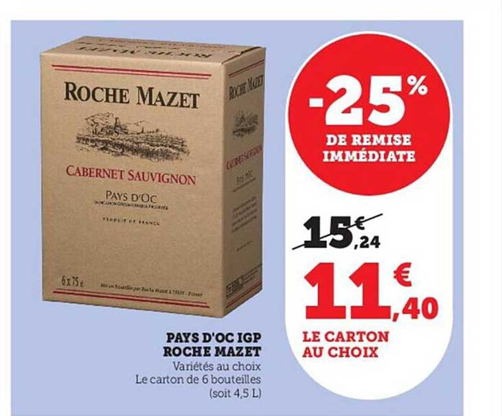 pays d'oc igp roche mazet