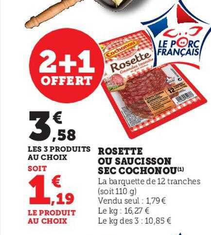 Rosette Au Saucisson Sec Cochonou