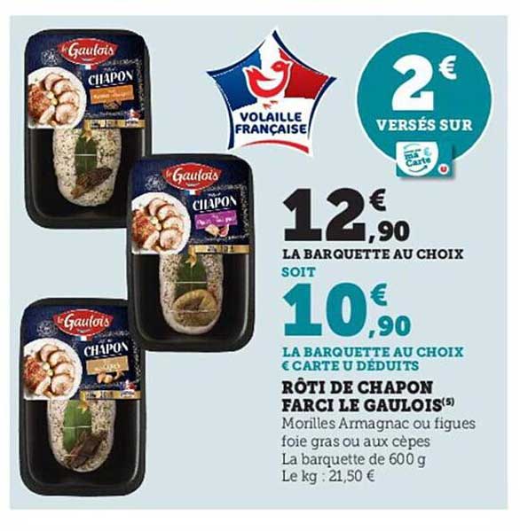 rôti de chapon farci le gaulois