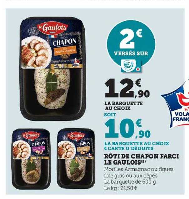 rôti de chapon farci le gaulois