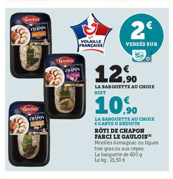 rôti de chapon farci le gaulois