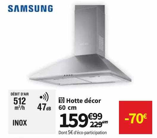 Samsung Hotte Décor 60 Cm