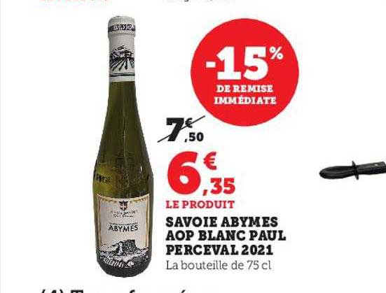 Savoie Abymes Aop Blanc Paul Perceval 2021