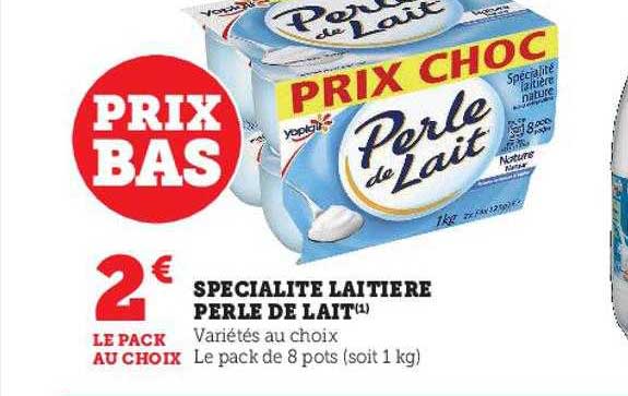 Spécialité Laitière Perle De Lait