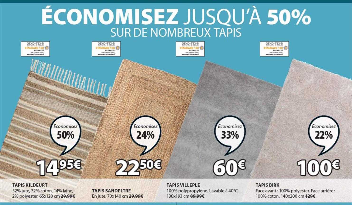 tapis kildeurt, tapis sendeltre, tapis villeple, tapis birk