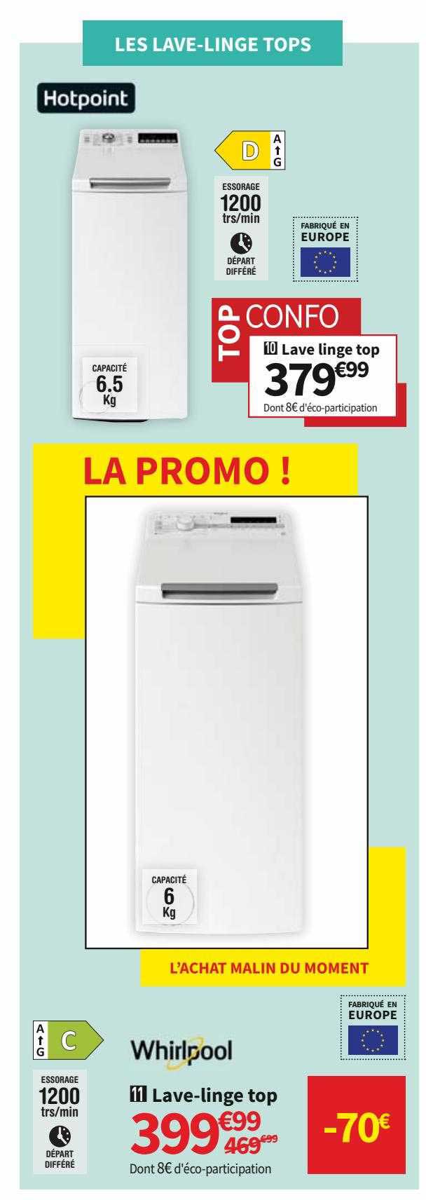 Whirlpool Lave-linge Top