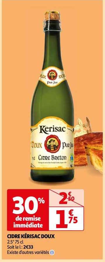 Cidre Kérisac Doux