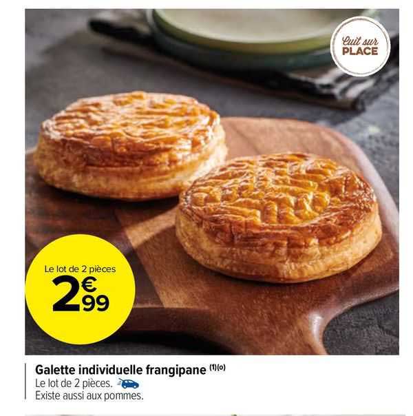 galette individuelle frangipane