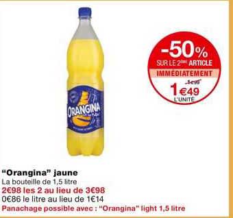"orangina" Jaune