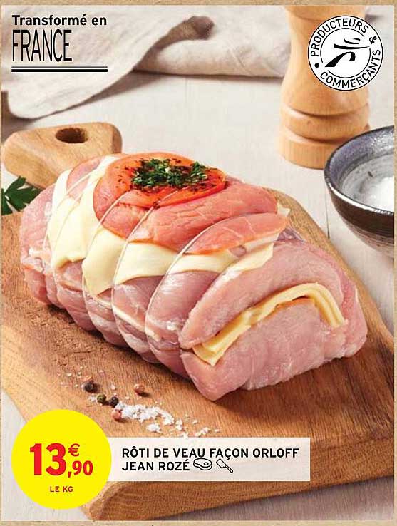 Rôti De Veau Façon Orloff Jean Rozé