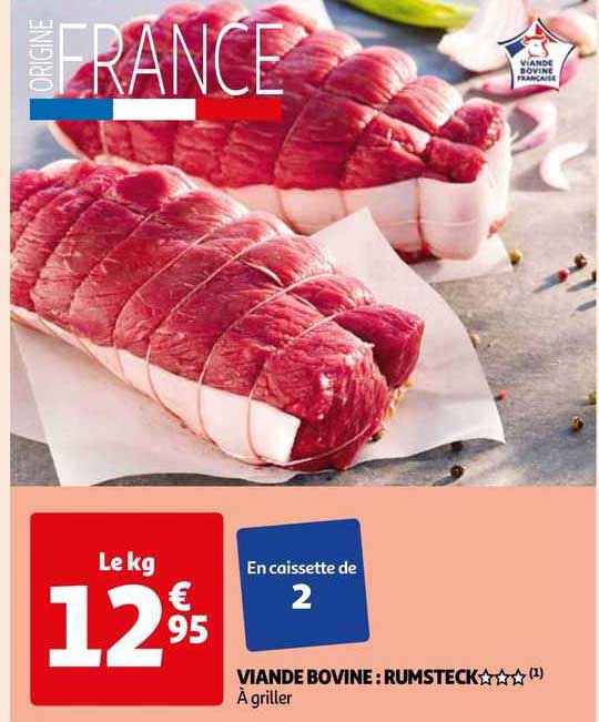 Viande Bovine : Rumsteck***