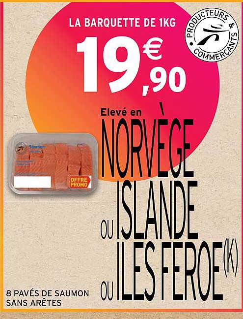 8 pavés de saumon sans arêtes