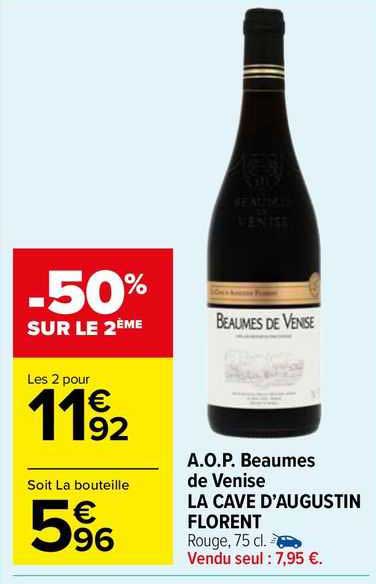 a.o.p. beaumes de venise la cave d'augustin florent
