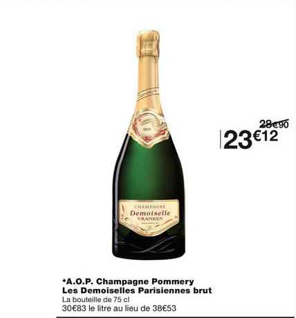 aop champagne pommery les demoiselles parisiennes brut