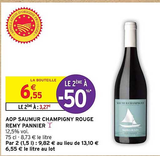 aop saumur champigny rouge remy pannnier
