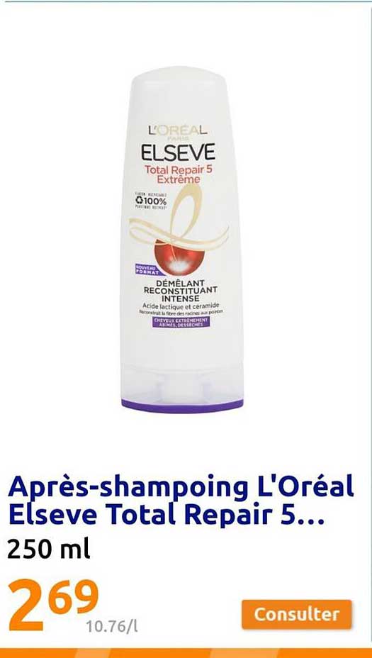 après-shampoing l'oréal elseve total repair 5...