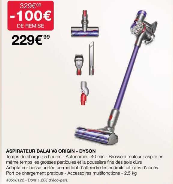 Aspirateur Balai V8 Origin - Dyson