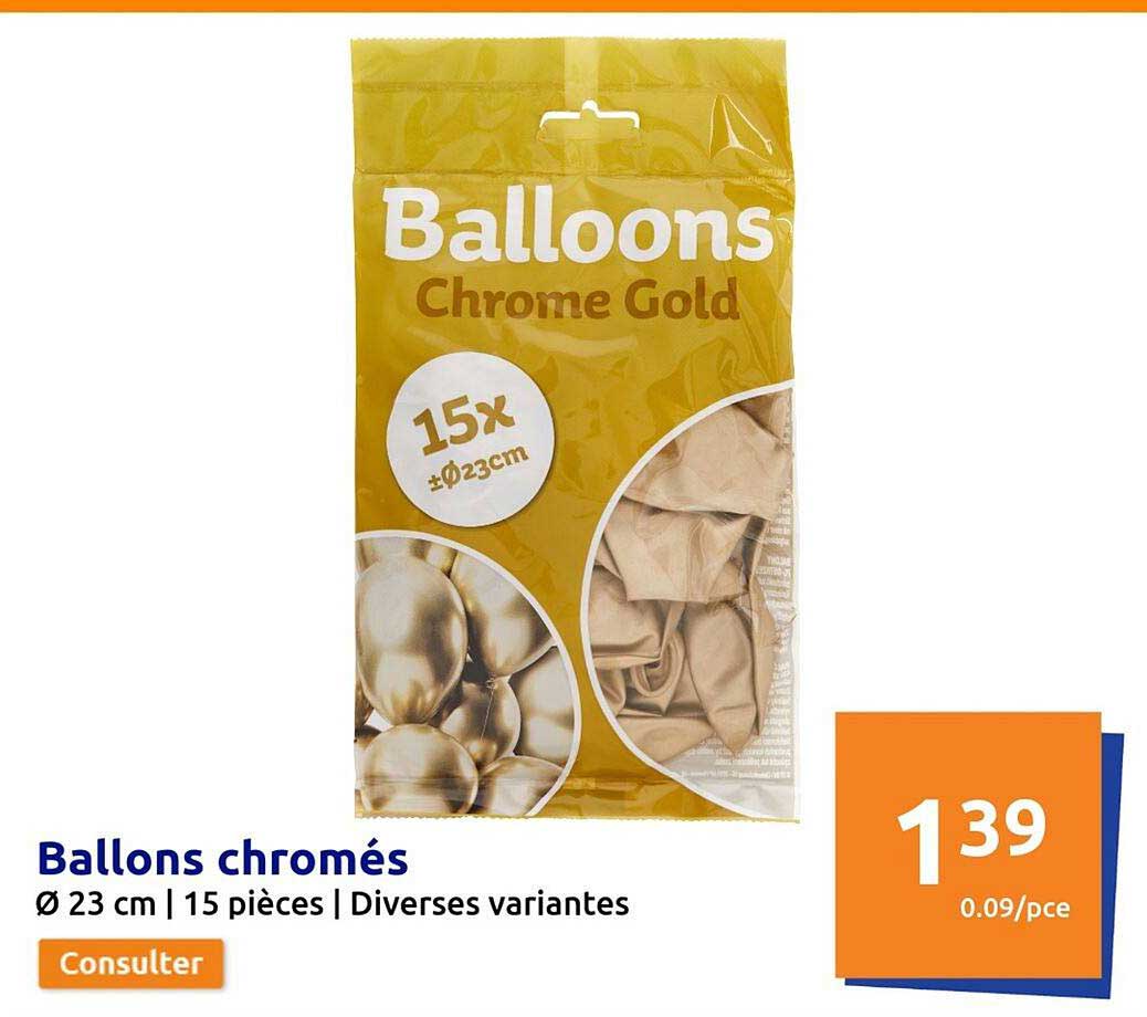 Ballons Chromés