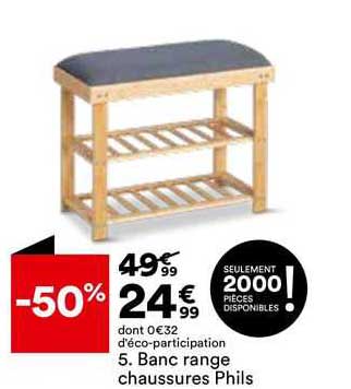 Banc Range Chaussures Phils