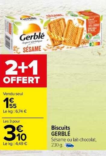 Biscuits Gerblé