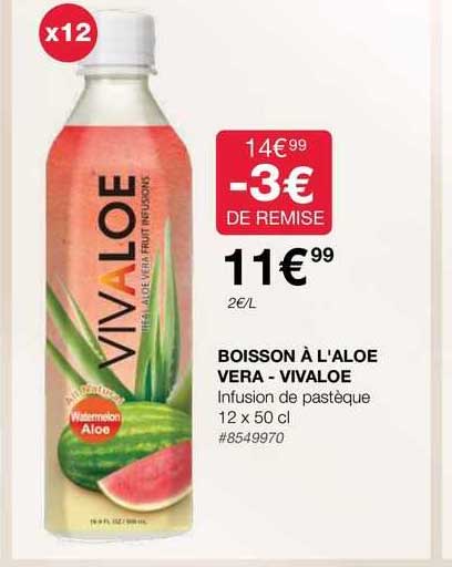 boisson à l'aloe vera - vivaloe