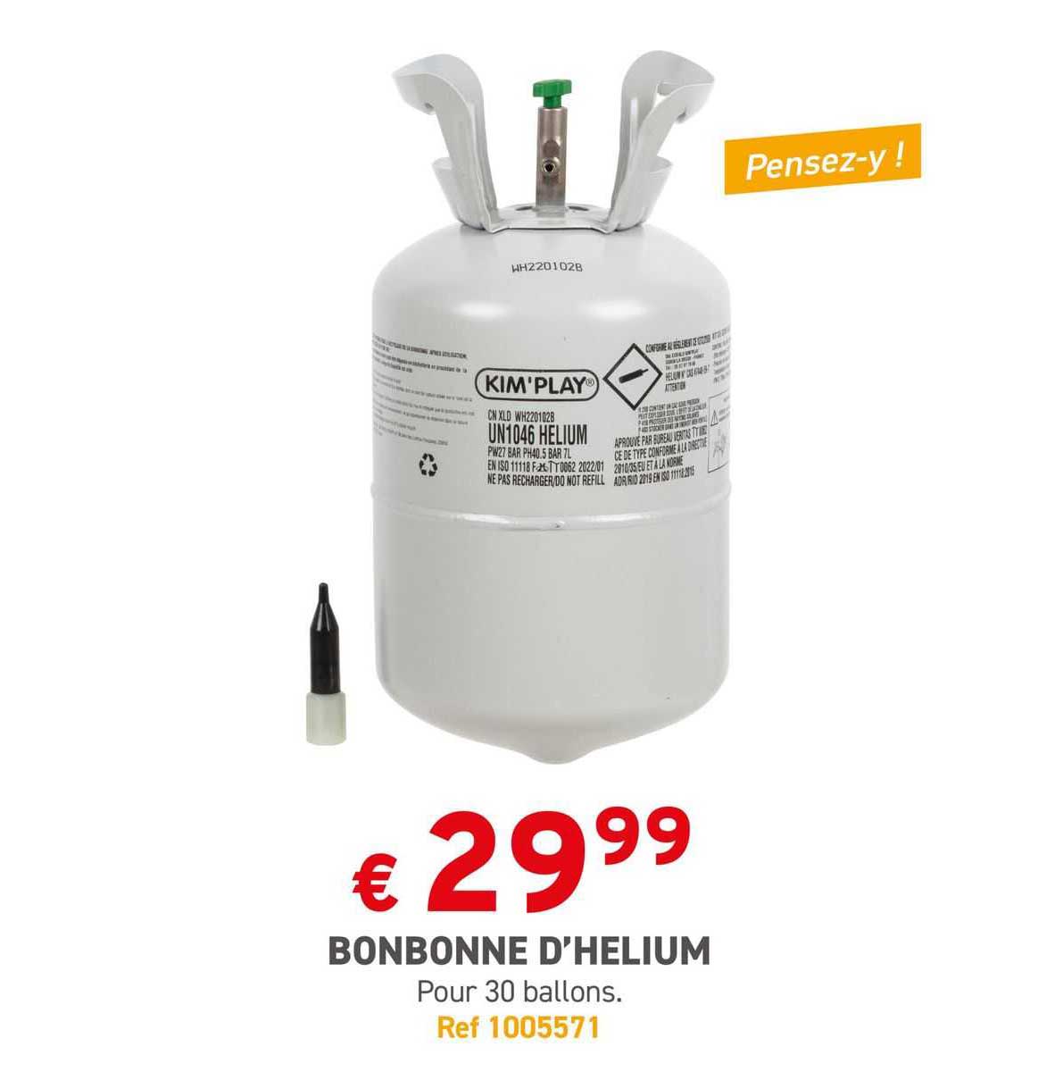 bonbonne d'helium