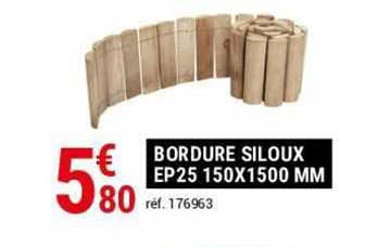 bordure siloux ep25 150x1500 mm