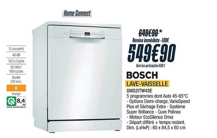 bosch lave-vaisselle