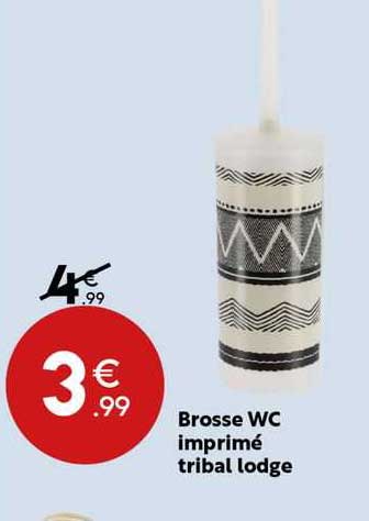 brosse wc imprimé tribal lodge