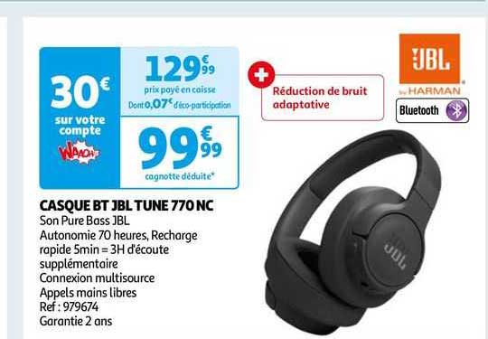 casque bt jbl tune 770 nc