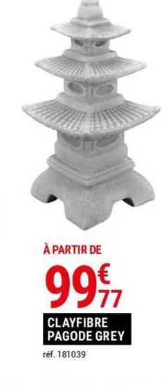 Clayfibre Pagode Grey