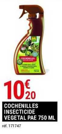Cochenilles Insecticide Vegetal Pae