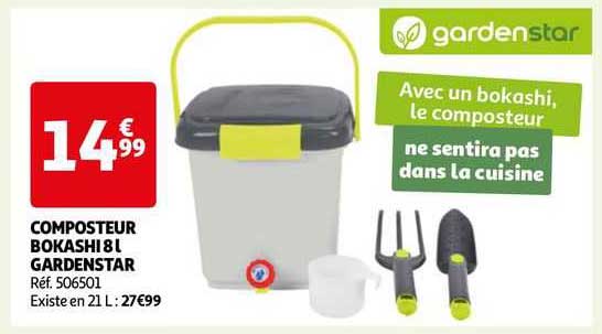 Composteur Bokashi 8 L Gardenstar