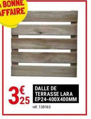 dalle de terrasse lara ep24-400x400mm