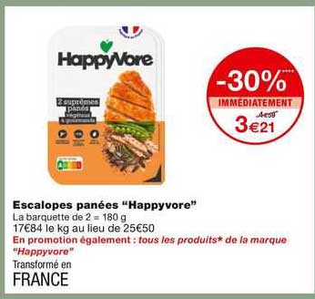 Escalopes Panées Happyvore