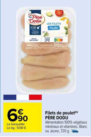 filets de poulet père dodu