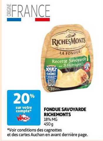 fondue savoyarde riches monts