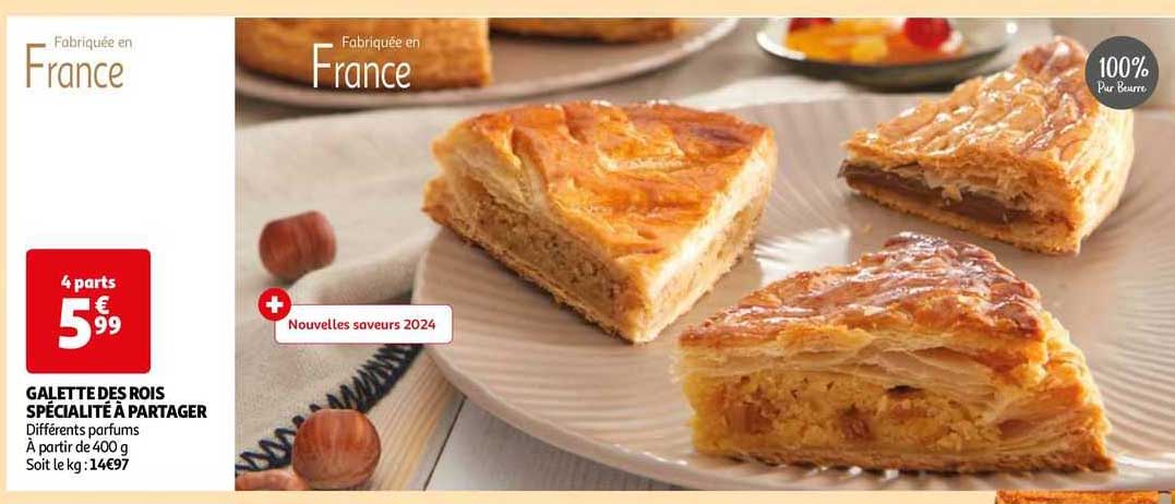 galette des rois spécialité à partager