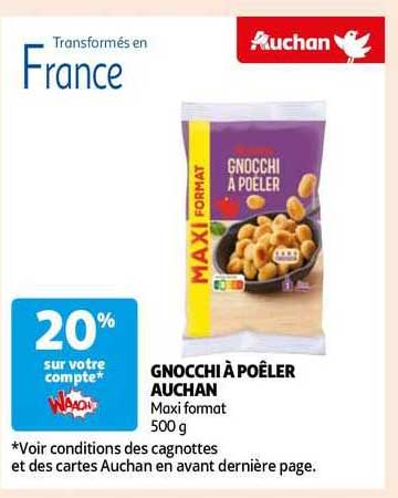 Gnocchi à Poêler Auchan