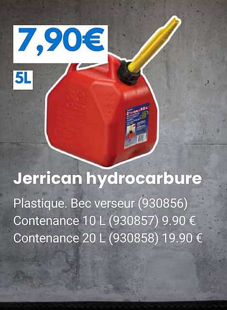 jerrican hydrocarbure