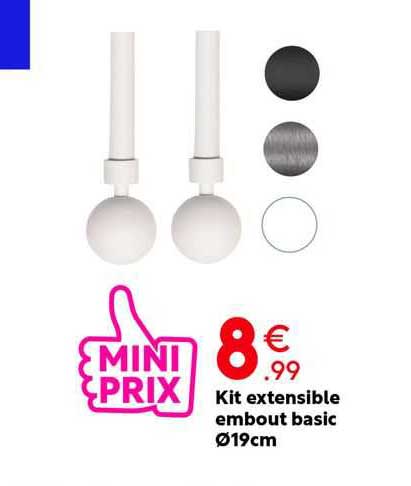 Kit Extensible Embout Basic ø19cm