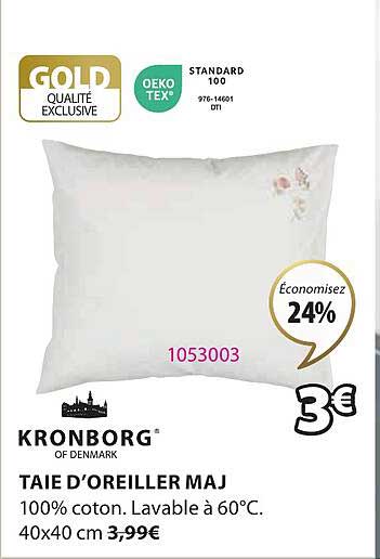 kronborg taie d'oreiller maj