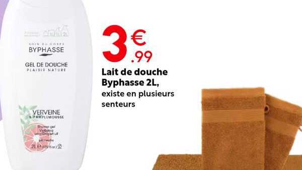 Lait De Douche Byphasse 2l