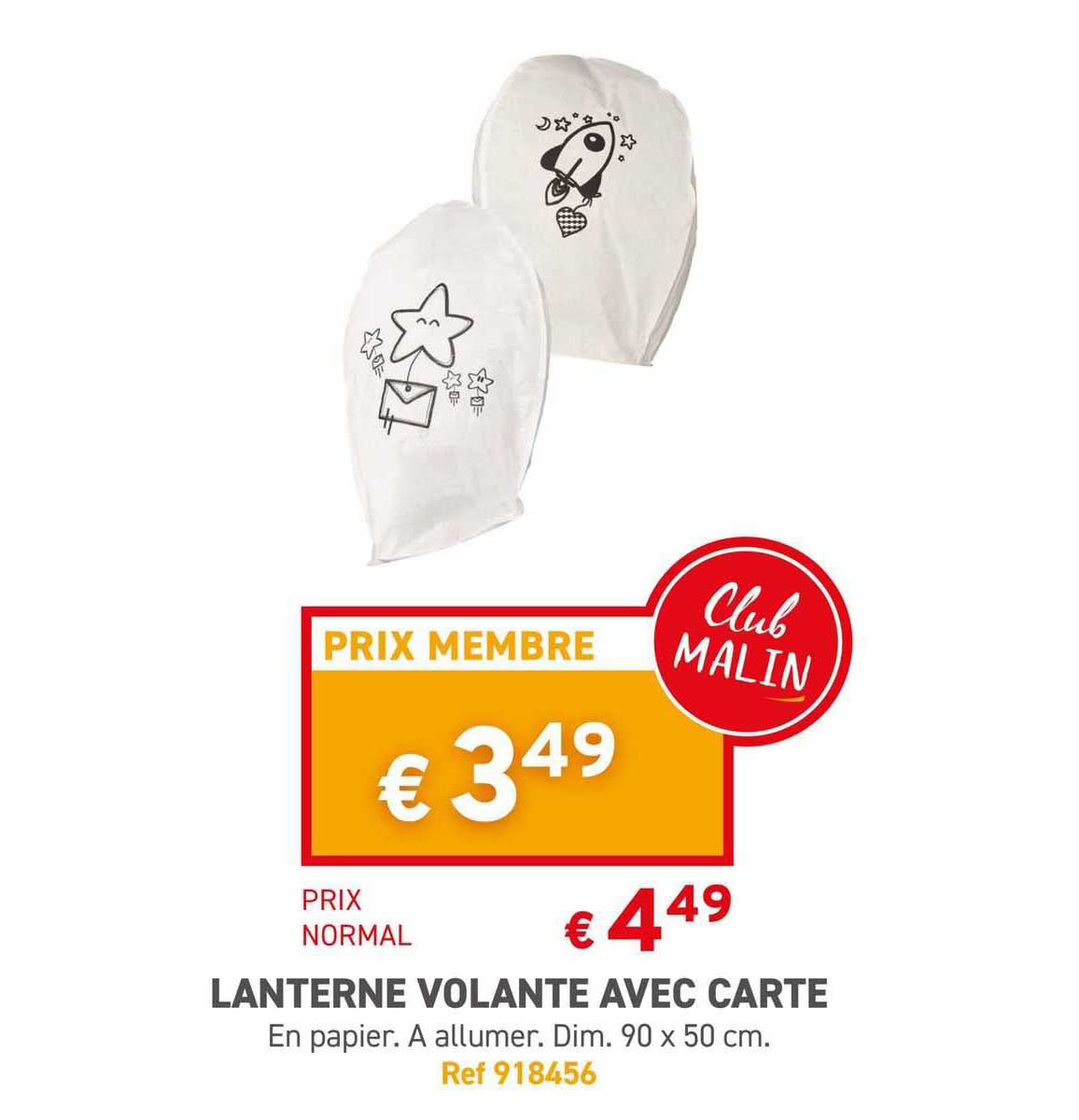 lanterne volante avec carte