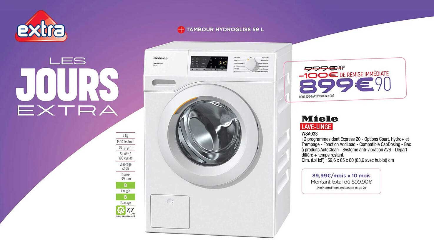 lave-linge miele