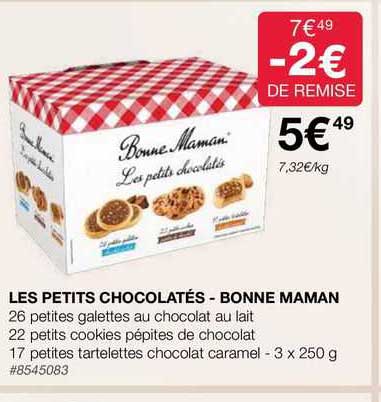 les petits chocolatés - bonne maman