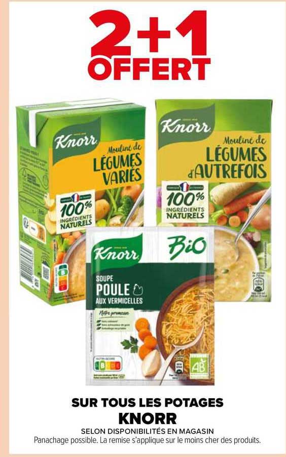 les potages knorr