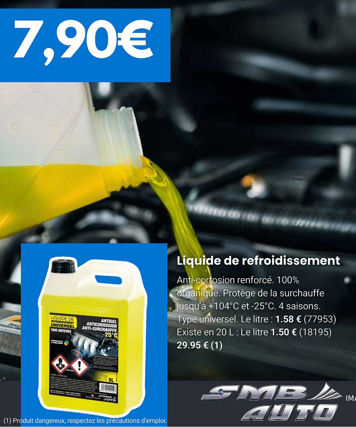 liquide de refroidissement smb auto